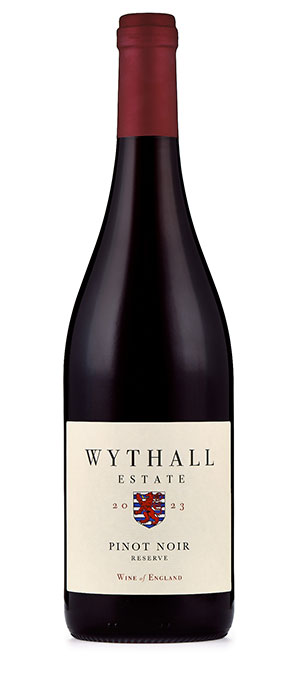 Wythall Estate English wine. Estate Red 2023 Pinot Noir Reserve 2023. English red wine from Wythall Estate in Herefordshire